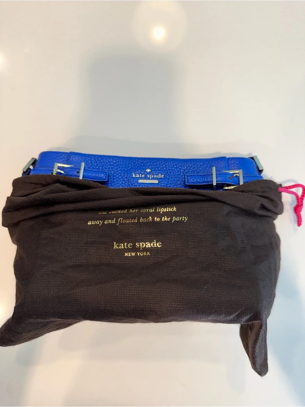 (NWOT) Kate Spade Royal Blue Crossbody Purse